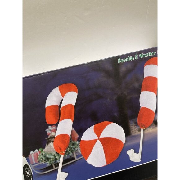 Automotive Decoration Kit Nifty Holiday Cheer Candy Canes for Festive Car Decor - Picture 6 of 7